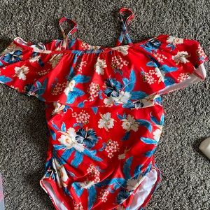 COPY - Pink Blush Maternity swimsuit